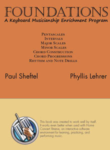 cover art of Paul Sheftel's and Phyllis Lehrer's Foundations: A Keyboard Musicianship Enrichment Program