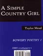 A Simple Country Girl by Taylor Mead. Click on this image to read more about this title or to purchase it.